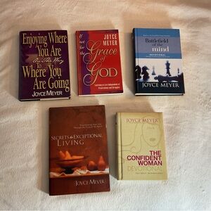 Joyce Meyer Devotional & Faith Books Set - Multi-Color